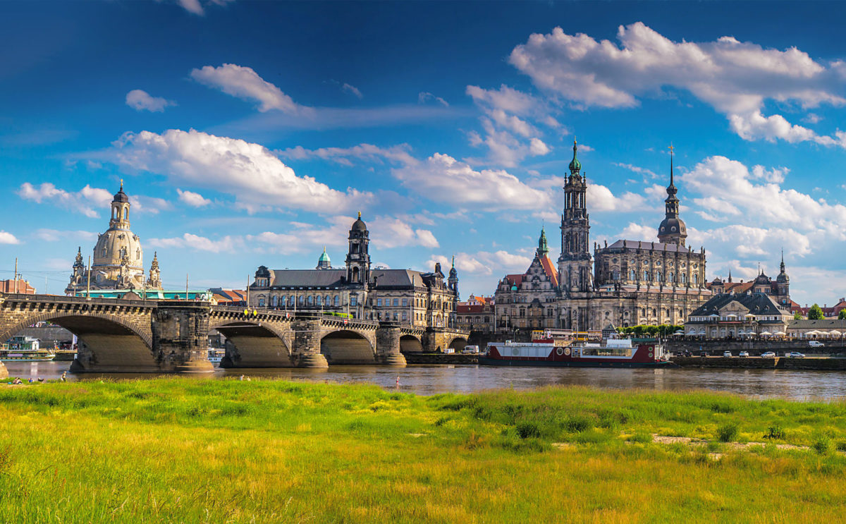 Dresden Blick auf die Altstadt Blick auf Dresden