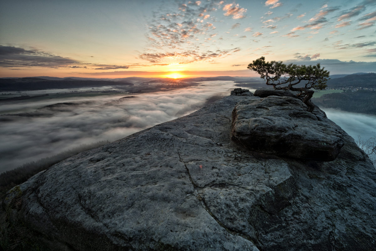 Blick vom Lilienstein – Sächsische Schweiz Blick vom Lilienstein - Sächsische Schweiz