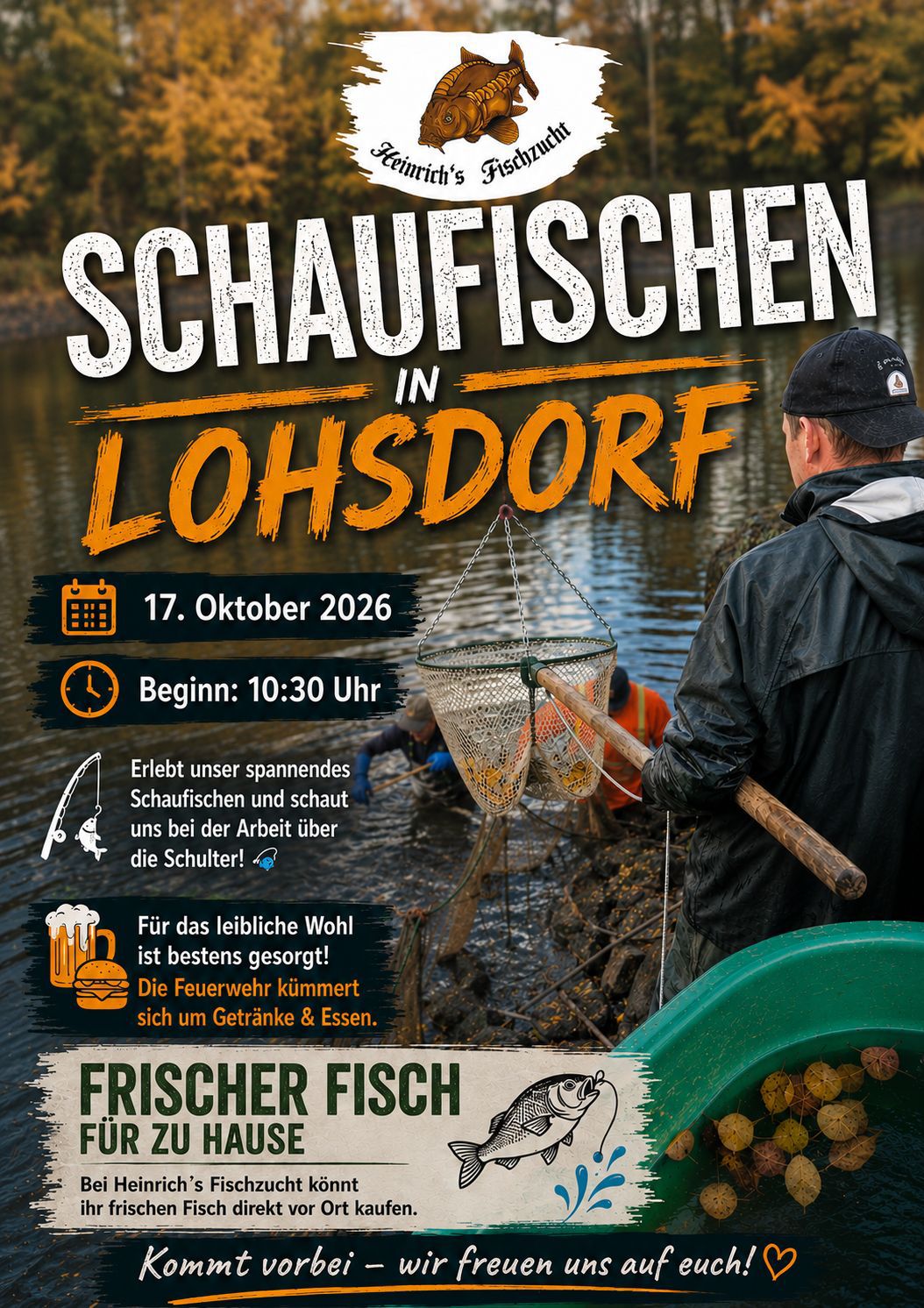 Schaufischen in Lohsdorf